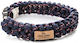 Unicord Χειροποίητο Κολάρο Περιλαίμιο Γάτας Knitted Braid 23cm Μπλέ 23cm X 2cm