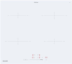 Muhler CHP41IW Plită cu Inducție Autonomă cu Funcție de Blocare 64.3x57cm Muhler CHP41IW Plită cu Inducție Autonomă cu Funcție de Blocare 64.3x57cm