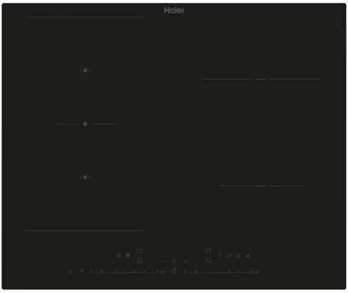 Haier HAIF64DCS PN: Επαγωγική Εστία Αυτόνομη με Λειτουργία Κλειδώματος 59x51εκ.