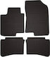Gummi Auto Fußmatten Hyundai I20 II Hatchback 2014-2020 Schwarz passend