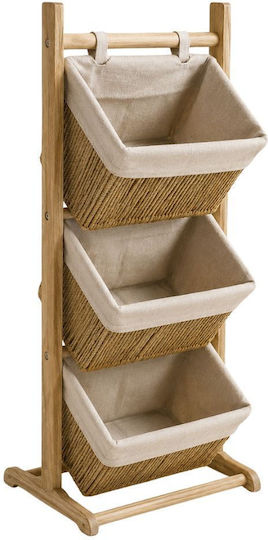 Iliadis Decorative Fabric Basket 30x20x105cm