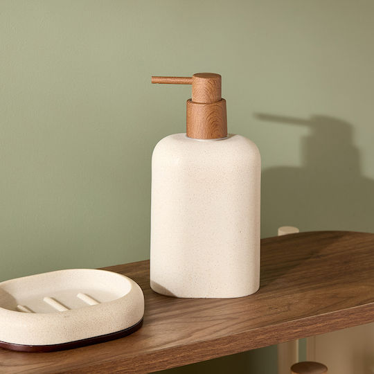 5Five Dispenser Πλαστικό Εκρού 350ml