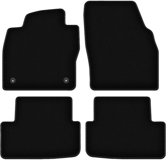 Basic Velour Mats Black Skoda Fabia Iv Hatchback 2021