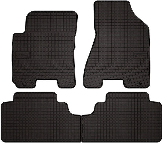 Gummi Auto Fußmatten Hyundai Tucson I SUV 2004-2010 Schwarz Passgenau