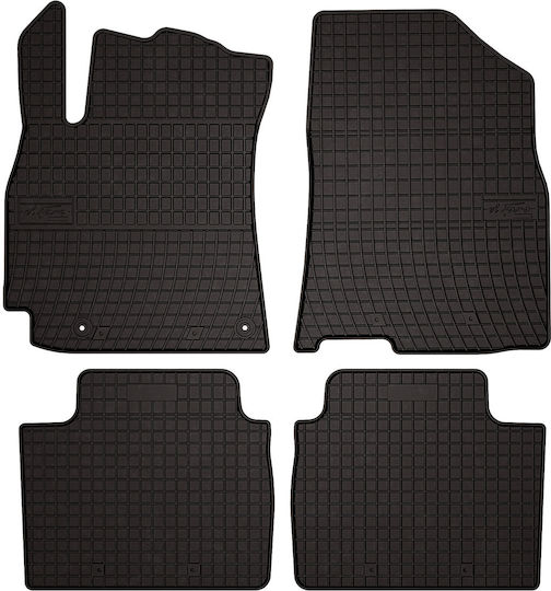 Rubber Car Mats Hyundai Elantra Vii Sedan 2020 Black Fitted