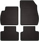 Rubber Car Mats Opel Zafira C Minivan 2012-2018 Black Fitted
