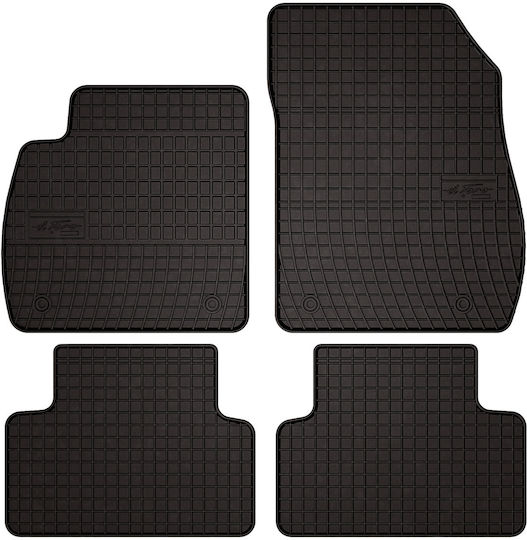 Rubber Car Mats Opel Zafira C Minivan 2012-2018 Black Fitted