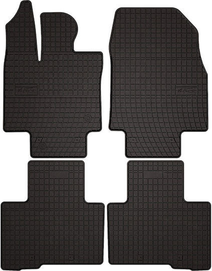 Rubber Car Mats Toyota Highlander Iv Suv 2021 Black Fitted