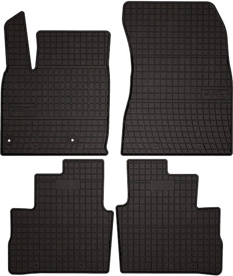 Rubber Car Mats Nissan Qashqai Iii Suv 2021 Black Fitted