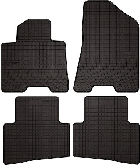 Rubber Car Mats Kia Sportage Iv Suv Pre-facelift 2015-2018 Black Fitted