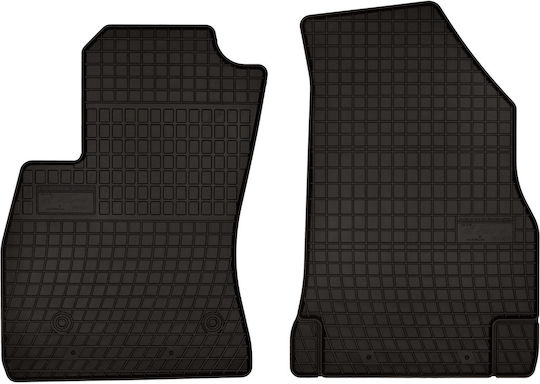 Rubber Car Mats Opel Combo D Combivan 1st Row 2011-2018 Black Fitted