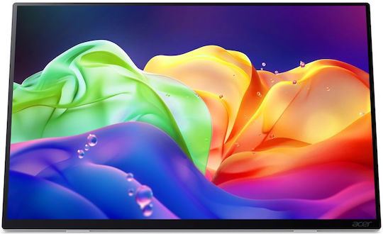 Acer PE160WUTs OLED HDR Touch Portable Monitor 16" 2880x1800 with 1ms GTG Response Time Silver