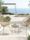 Outdoor Living Room Set Acapulco 3 Pieces Pakketo