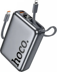 Hoco Q39 Power Bank 20000mAh 22.5W mit USB-A Ausgangsanschlüsse und USB-C Ausgangsanschlüsse Power Delivery / Schnellladung Grau Hoco Q39 Power Bank 20000mAh 22.5W mit USB-A Ausgangsanschlüsse und USB-C Ausgangsanschlüsse Power Delivery / Schnellladung Grau