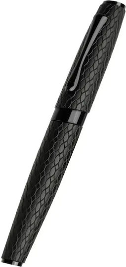 Diplomat Писалка Medium 0.8mm Сива от Inox с Черно Мастило