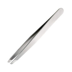 Pinzetten für Augenbrauen Gebogene Nasen 32568 Silber