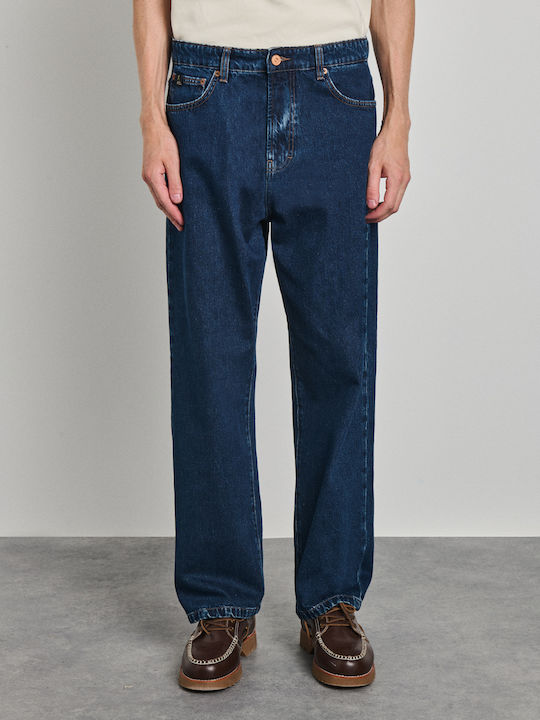 Pantaloni de Blugi Pentru Bărbați Straight Albastru Marin