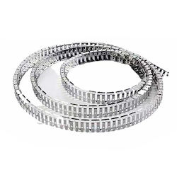 Profil Flexibil din Aluminiu pentru Bandă LED Neon Flex COB 16x10 mm Argintiu 1 m