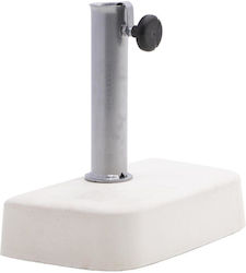 Naterial Βάση Ομπρέλας Τσιμεντένια White 42x23.5x9cm Naterial Βάση Ομπρέλας Τσιμεντένια White 42x23.5x9cm