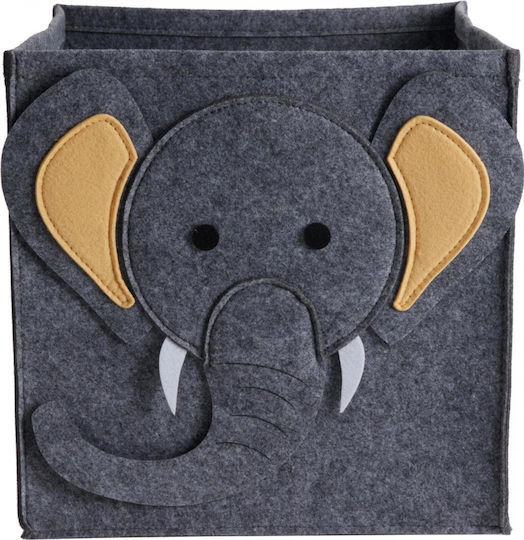 Heinner Heinner Stoff Spielzeugkiste Grau 30x30x30cm