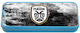 Digital Place Paok Federmäppchen Metallisch Hellblau