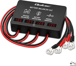 Qoltec Балансьор на напрежение 48 V Батерии 4 X 12 V 10 A Lifepo4 Agm Gel Led
