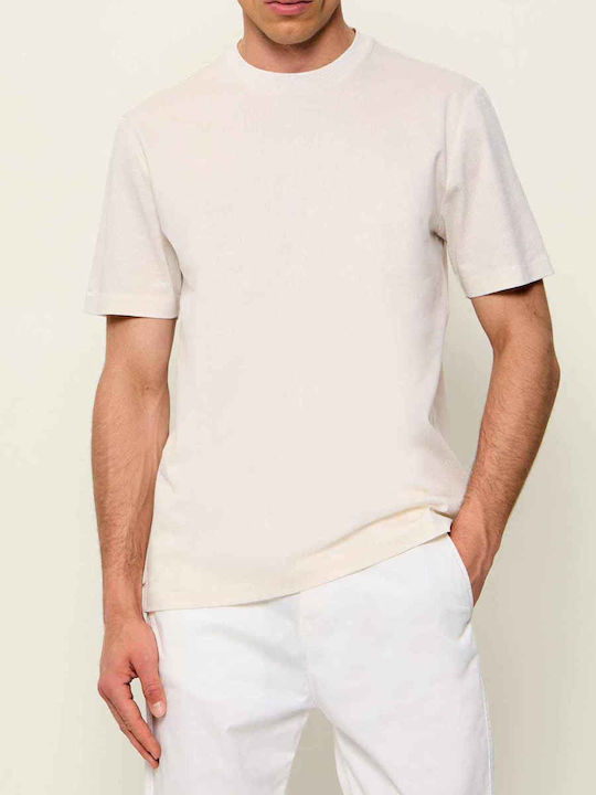 Boss T-shirt Ecru