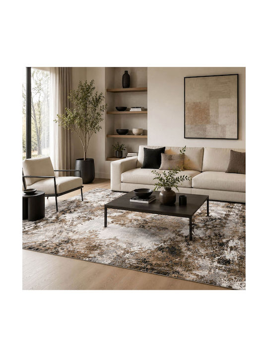 Polcarpet Estia Χαλί Ορθογώνιο Brown/grey 200x2...
