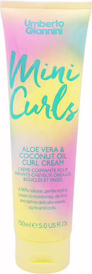 Umberto Giannini Mini Curls Крем за коса за къдрици със средно задържане против фриз 150 мл