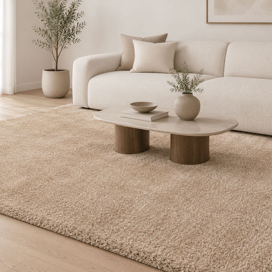 Polcarpet Covor Rectangular Shaggy Galben 200x290cm