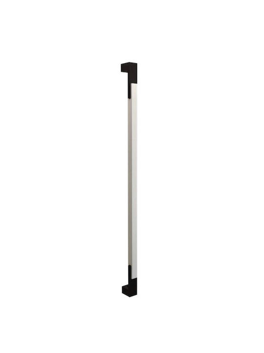 Convex Front Door Handle 1487 Black 1487R-500C35C35