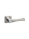 Convex Middle Door Lever With Rosette 835 Pair With Mouthpiece Matt Nickel/Chrome