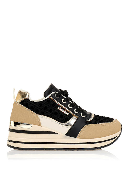 Tsoukalas Damen Sneakers Schwarze