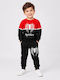 Kids Sweatpants Set With Top Red