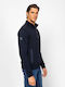 Herren Sweatshirt mit Kapuze Dunkelblau