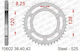 AFAM Γρανάζι Πίσω για Honda RVF / VFR