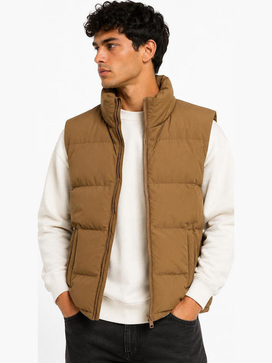 Palablu Αμάνικο Μπουφάν Puffer Camel