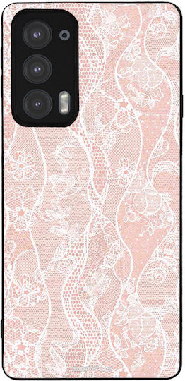 Sonique Diva Serie Handyhülle Motorola Edge 20 5G Rosa Spitze