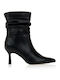 Women's Ankle Boots with Mid Heel Black