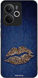 Sonique Diva Series Case Realme 14 5G Realme 14T 5G Denim Leopard