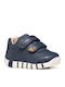 Kids Sneakers High Anatomic with Hoop & Loop Closure Orange