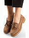 Γυναικεία Loafers σε Καφέ Χρώμα
