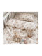 MayHome Kinderbettlaken Set Mit Gummizug Baumwolle Beige 160x240cm