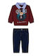 Kids Set with Pants Winter 2 Pieces Burgundy
