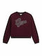 Kinder-Sweatshirt Burgundisch