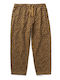 Men's Trousers Relaxed Fit Brown Leopard
