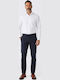 Herrenhosen Chino Elastisch Dunkelblau