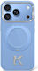 Karl Lagerfeld Iml Ring Stand 360 Kameo Metal Magsafe iPhone 18 Pro Max 17 Pro Max Blue