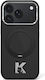 Karl Lagerfeld Kameo Metal Magsafe Ring Stand 360 iPhone 18 Pro Max 17 Pro Max Black