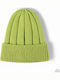 Unisex Beanie Fleece Σκούφος Aus Strick in Grün